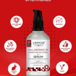 L'AVENOUR Set Of 2 Fall Defence 3X Thinning & Hair Fall Control Serum - 50 ml Each image 2