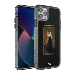 DailyObjects Unisex Black & Brown Love Life Meow iPhone 11 Pro Back Case-27