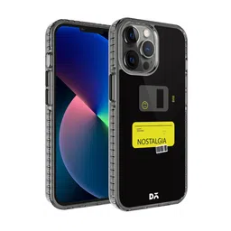 DailyObjects Black & Yellow Printed Nostalgia BRB iPhone 12 Phone Case-3