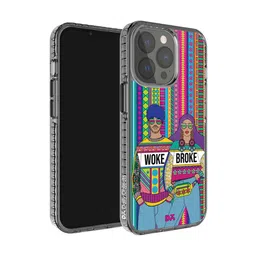 DailyObjects Woke Broke Couple Stride 2.0 iPhone 13 Pro Case Cover-17