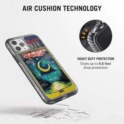 DailyObjects Red & Green Moonlight Matchbox Stride 2.0 Printed iPhone 11 Pro Back Case image 3