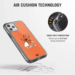 DailyObjects Orange & White Just A Drag iPhone 11 Pro Back Case image 3