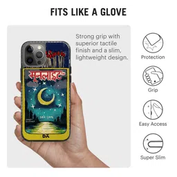 DailyObjects Teal Blue Printed Moonlight Matchbox Stride 2.0 iPhone 12 Pro Max Phone Case image 4