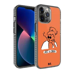 DailyObjects Orange & White Printed iPhone 12 Pro Max Phone Case image 1