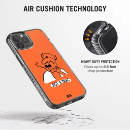 DailyObjects Orange & White Printed iPhone 12 Pro Max Phone Case image 3