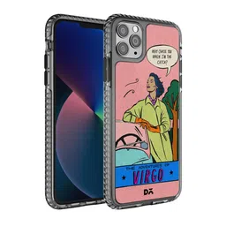 DailyObjects Green & Pink Printed Virgo Hybrid Clear iPhone 11 Pro Phone Case-21