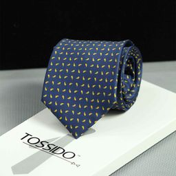 Tossido Men Blue & Yellow Printed Broad Tie-image-64