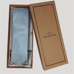The Tie Hub Men Woven Design Broad Tie-image-97