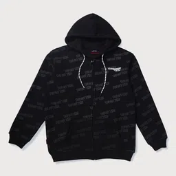 Gini and Jony Boys Printed Fleece Hooded Bomber Jacket-picture-12