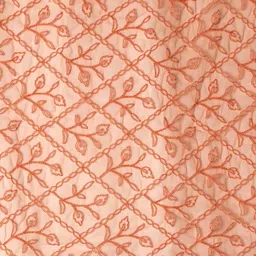 Dupatta Bazaar Peach-Coloured Embroidered Dupatta image 4