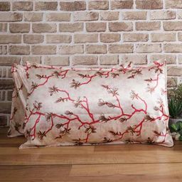Pink Patterned 210TC Polyester Blend 17 x 27 Inches Pillow Covers (Set of 2) by The Conversion-picture-28