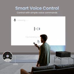 Portronics Beem 510 Smart LED mini projector for home with pre built app image 5