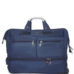 SWISS MILITARY Double Decker Duffle Trolley cum Overnighter Trolley Bag-53L-21