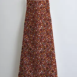 SKANDA FAB Maroon & Black Printed Pure Cotton Apron With Adjustable Straps-12