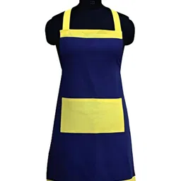 SWITCHON Navy Blue & Yellow Waterproof Apron-5