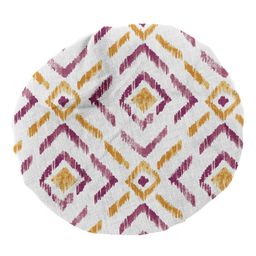 HOUZZCODE Orange Geometric Printed Apron With Cap image 3