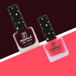 PERPAA Set of 2 Super Matte Long Lasting & Quick-Dry Nail Polish - 6 ml each-40