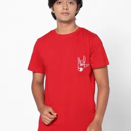 TeenTrums Boys Graphic Printed Cotton T-shirt-image-32