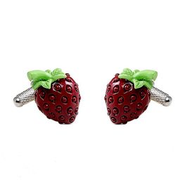Tossido Maroon & Green Quirky Cufflink-picture-8