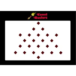 Comet Busters 24 Pcs Reusable Diamond-Shaped Designer Bindis - Maroon-9