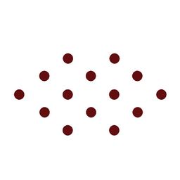 Comet Busters 14 Pcs Reusable Bindis - Maroon image 3