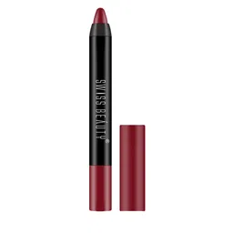SWISS BEAUTY Non Transfer Matte Crayon Lipstick - Bloodshot Maroon-76