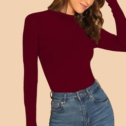 Dream Beauty Fashion High Neck Fitted Top-picture-13