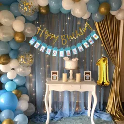 Special You Boys Gold-Toned 78 Pieces Birthday Decor-image-45