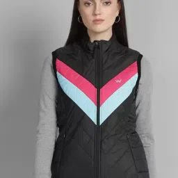 Wildcraft Women Black Geometric Printed Lightweight Padded Jacket-32