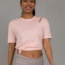 RYZ Relaxed Fit Cut Out Anti-Wrinkle Anti-Odour Sports Crop Top-picture-38