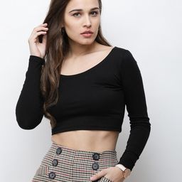 BAESD Scoop Neck Cotton Crop Top-picture-37