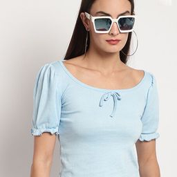 Miaz Lifestyle Pack Of 2 Boat Neck Cotton Crop Top-image-24