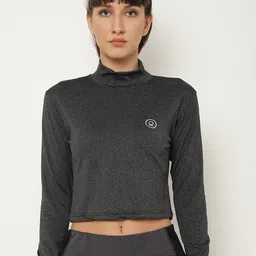 CHKOKKO Grey Crop Top-picture-22