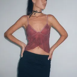 StyleCast x Revolte Net Crop Top-picture-13