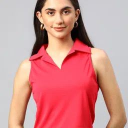 Xpose Sleeveless Regular Crop Top-image-55