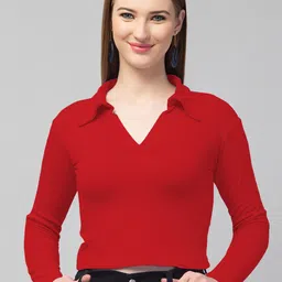 Dream Beauty Fashion Shirt Style Crop Top-picture-20