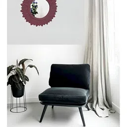 VAS collection home Purple Round Shape Wall Decor Mirror-48