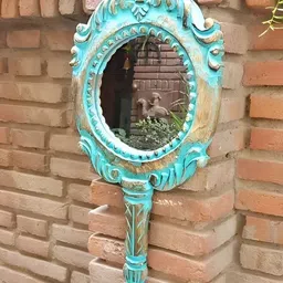 VAS collection home Ethnic Motifs Textured Wall Mirror-14