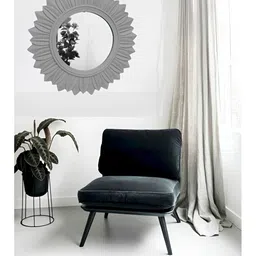 VAS collection home Floral Patterned Round Mirror-33