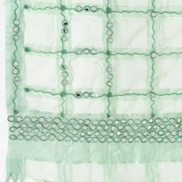 SOUNDARYA Embroidered Dupatta with Mirror Work image 2