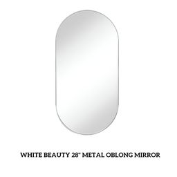 CasaGold White Oblong Wall Mirror-image-69