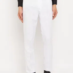 VEI SASTRE Men Mid-Rise Plain Smart Fit Formal Trousers-image-54