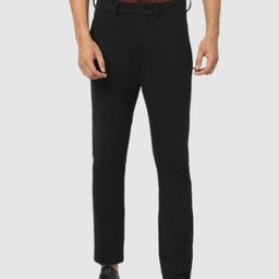 Celio Men Black Classic Regular Fit Formal Trousers-picture-21