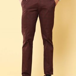 Melvin Jones Men Comfort Mid-Rise Chinos Trouser-image-69