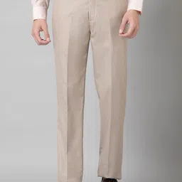 Cantabil Men Comfort Mid-Rise Formal Trousers-picture-8