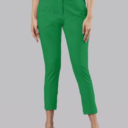 Femmora Women Solid Comfort Regular Fit Mid-Rise Regular Trousers-image-47