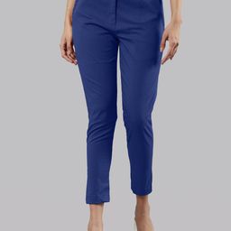 Femmora Women Comfort Cropped Cigarette Trousers-image-58