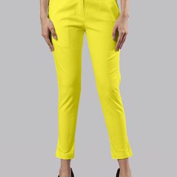 Femmora Women Comfort Cropped Cigarette Trousers-image-59