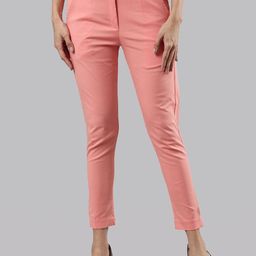 Femmora Women Comfort Cropped Cigarette Trousers-image-57