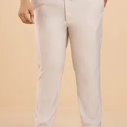 Big Hello - The Plus Life Men   Mid Rise Formal Trousers-image-59